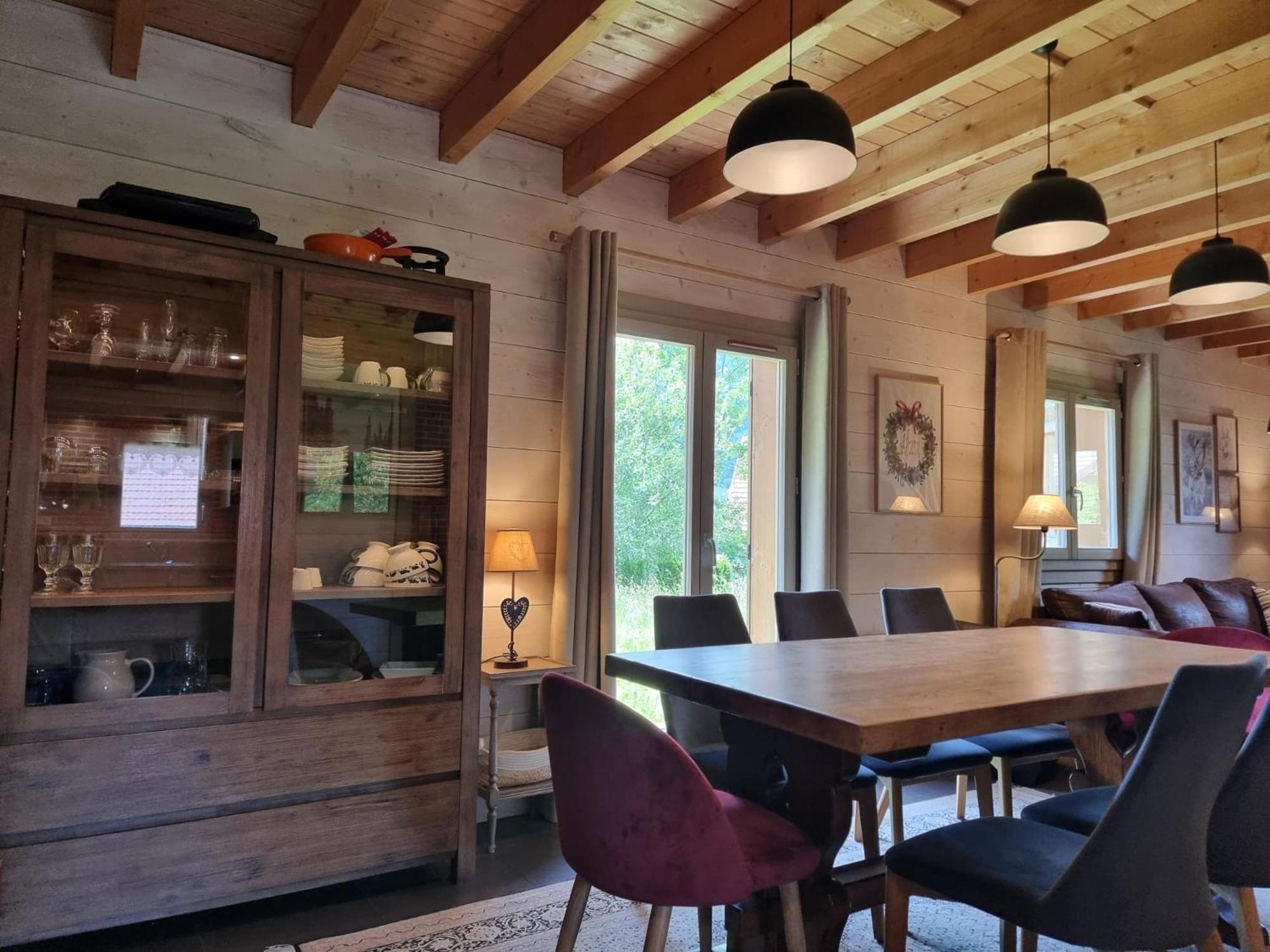 Le Chalet Du Pere Michel, Jacuzzi, Sauna, Jardin La Bresse Luaran gambar