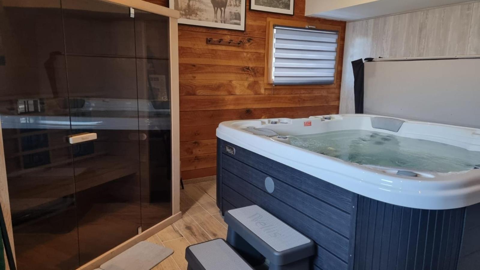 Le Chalet Du Pere Michel, Jacuzzi, Sauna, Jardin La Bresse Luaran gambar